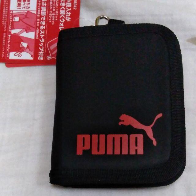 PUMA(プーマ)の★新品未使用　PUMA 2つ折りウォレット黒 メンズのファッション小物(折り財布)の商品写真