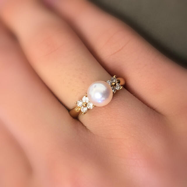 TASAKI(タサキ)のTASAKI  田崎　パール　ダイヤモンドリング レディースのアクセサリー(リング(指輪))の商品写真