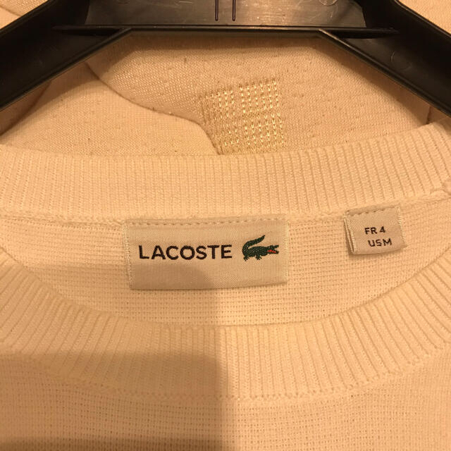 LACOSTE(ラコステ)のラコステ　春ニット　ボーダープルオーバーニット メンズのトップス(ニット/セーター)の商品写真