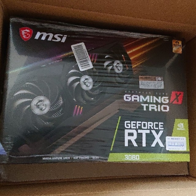 MSI GeForce RTX 3080 GAMING X TRIO 10GPCパーツ