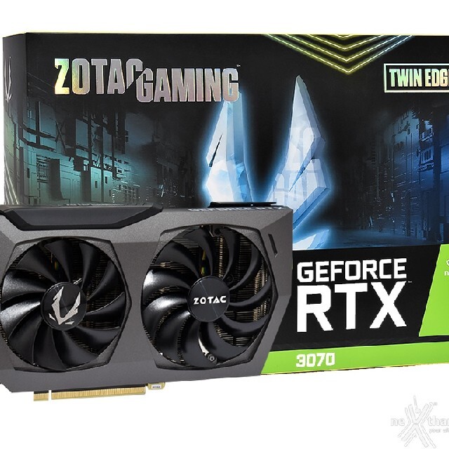 新作 ZOTAC GAMING GEFORCE RTX-3070 新品未使用！ PCパーツ