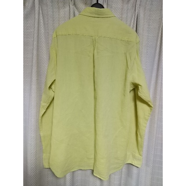 EDWIN(エドウィン)のEDWIN シワ加工 長袖シャツ Ｍサイズ 黄色 エドウィン アメカジ カラー メンズのトップス(シャツ)の商品写真
