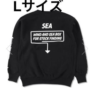 シー(SEA)のWDS ARCVBX CREW NECK﻿ / BLACK (ARCVBX-22(スウェット)