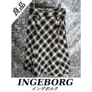 インゲボルグ(INGEBORG)の1点限定 INGEBORG フレアスカート(ひざ丈スカート)