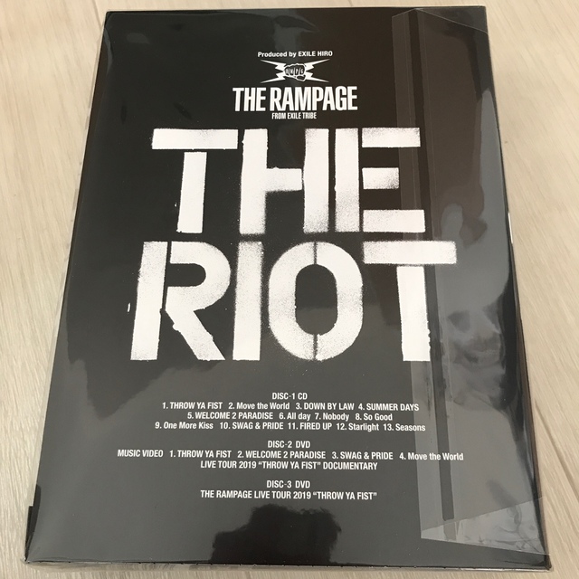 THE RAMPAGE(ザランページ)のTHE RIOT 初回限定盤　新品未開封 エンタメ/ホビーのDVD/ブルーレイ(ミュージック)の商品写真