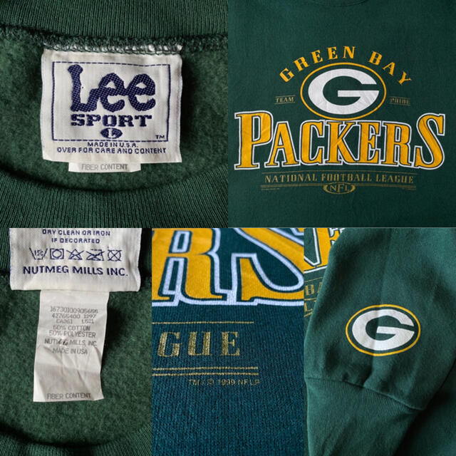 Lee(リー)のグリーンベイ　パッカーズ　スウェット　Green Bay Packers NFL メンズのトップス(スウェット)の商品写真