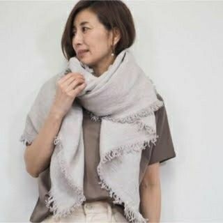 ユナイテッドアローズ(UNITED ARROWS)のmarumaru様専用☆【新品・未使用・タグ付き】 アソースメレ☆リネンストール(ストール/パシュミナ)