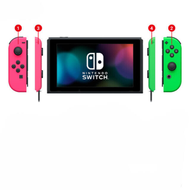 【新品・未開封】Nintendo Switch 本体(左ピンク・右グリーン)