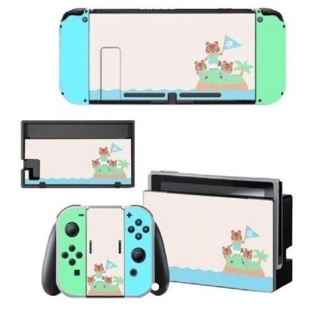 Nintendo Switch(ニンテンドースイッチ)のもものはな様専用　スイッチ　スキンシール　おまけ付き エンタメ/ホビーのエンタメ その他(その他)の商品写真