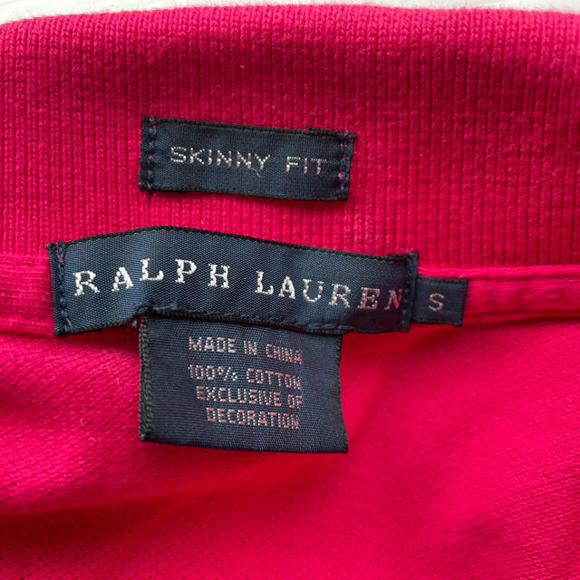 Ralph Lauren(ラルフローレン)のラルフローレン　ポロシャツ　レディース　国内正規　ピンク　S レディースのトップス(ポロシャツ)の商品写真