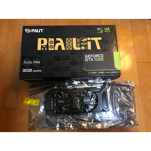 Palit GeForce GTX-1060 3GB GDDR5 グラボ