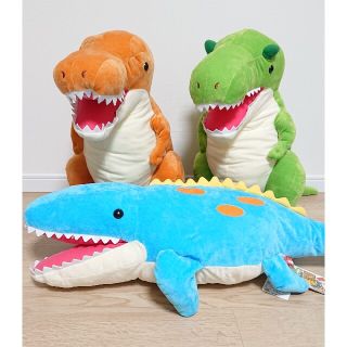 新品♪非売品♪恐竜時代☆スター☆特大 ぬいぐるみ セットの通販 by