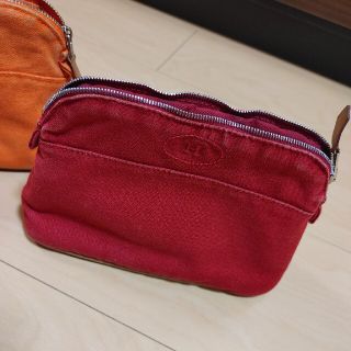 エルメス(Hermes)のHERMES　ﾎﾞﾘｰﾄﾞﾎﾟｰﾁ　ﾚｯﾄﾞ(ポーチ)