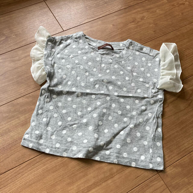 STUDIO MINI(スタジオミニ)のstudio mini スタジオミニ✩︎⡱100●ドット　トップス　Tシャツ キッズ/ベビー/マタニティのキッズ服女の子用(90cm~)(Tシャツ/カットソー)の商品写真