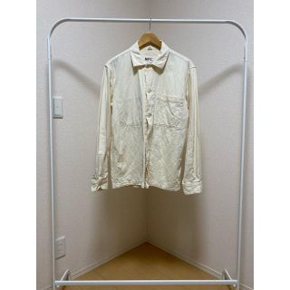 マーガレットハウエル(MARGARET HOWELL)の【MHL.】 コットンシャツ　白　L(シャツ)