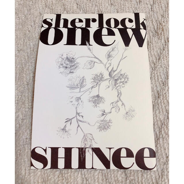 SHINee(シャイニー)のshinee オニュ ミンホ sherlock フォトブック エンタメ/ホビーのCD(K-POP/アジア)の商品写真