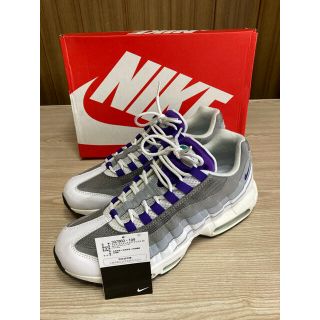 ナイキ(NIKE)の美品！ナイキ エアマックス95 グレープ NIKE AIRMAX95(スニーカー)