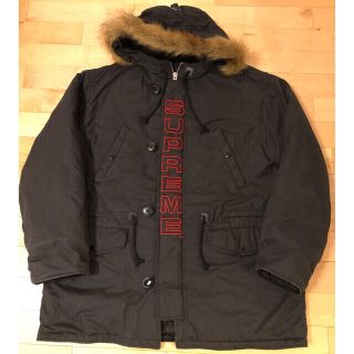 ★19FW Supreme Spellout N-3B Parka XL 黒(ブルゾン)