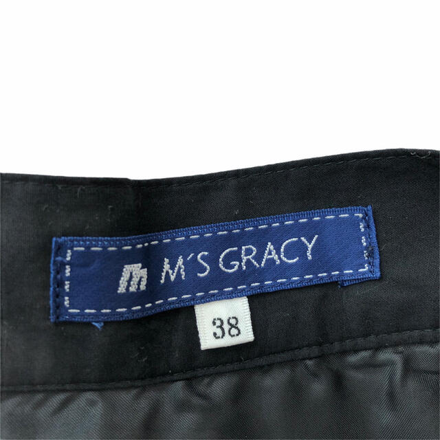 M'S GRACY(エムズグレイシー)の極美品　エムズグレイシー　M'S GRACY フレアスカート　春服 レディースのスカート(ひざ丈スカート)の商品写真