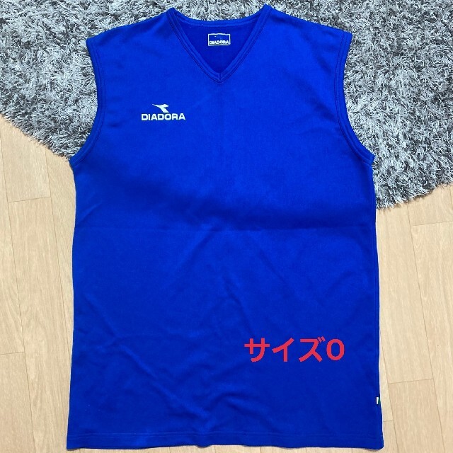 DIADORA(ディアドラ)のDIADORA　ノースリーブシャツ　サイズO メンズのトップス(Tシャツ/カットソー(半袖/袖なし))の商品写真