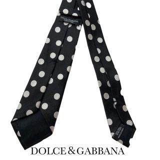 ドルチェアンドガッバーナ(DOLCE&GABBANA)の極美品　ドルチェアンドガッパーナ　DOLCE＆GABBANA ネクタイ　ドット(ネクタイ)