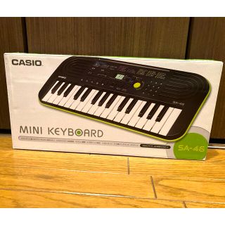 カシオ(CASIO)の新品　CASIO SA-46 カシオ ミニキーボード(キーボード/シンセサイザー)