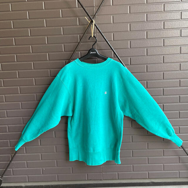 90's チャンピオン リバースウィーブ ターコイズ レア リアル 63.0%OFF