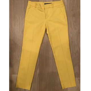 ザラ(ZARA)の★ZARA★　クロップドパンツ　イエロー(クロップドパンツ)