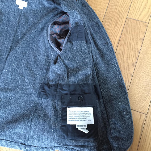 Engineered woolジャケットの通販 by myr92's shop｜エンジニアードガーメンツならラクマ Garments - ガーメンツ 特価高評価
