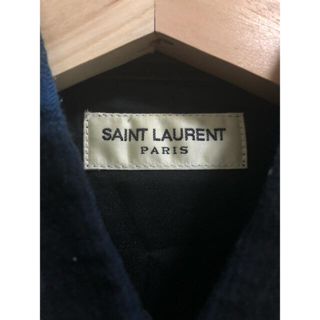 Saint Laurent - サンローランsaintlaurentネルシャツチェックシャツの ...