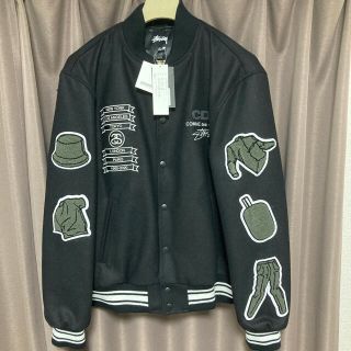 ステューシー(STUSSY)のstussy CDG コラボジャケット新品(スタジャン)