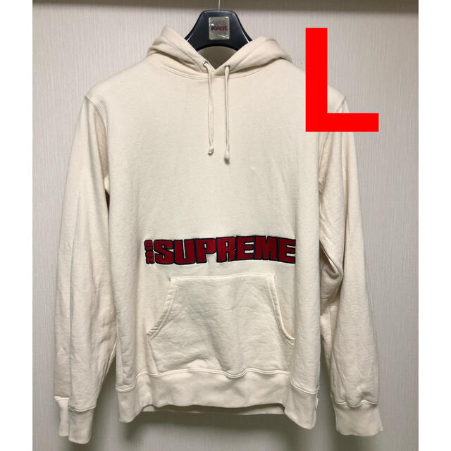 supreme パーカー　L シュプリーム　ナチュラル