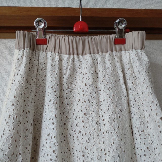 Couture Brooch(クチュールブローチ)の【L】クチュールブローチ 花柄レース スカート レディースのスカート(ひざ丈スカート)の商品写真