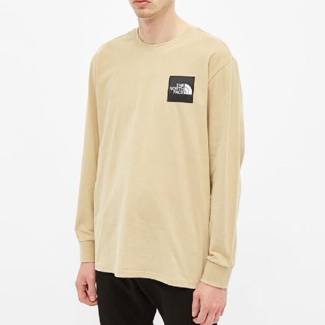 THE NORTH FACE(ザノースフェイス)のノースフェイス ボックスロゴ ロングスリーブTシャツ 海外Sサイズ メンズのトップス(Tシャツ/カットソー(七分/長袖))の商品写真