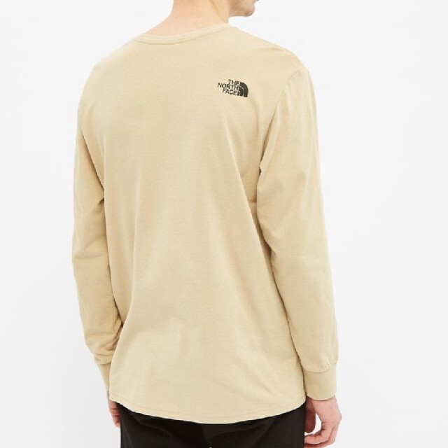 THE NORTH FACE(ザノースフェイス)のノースフェイス ボックスロゴ ロングスリーブTシャツ 海外Sサイズ メンズのトップス(Tシャツ/カットソー(七分/長袖))の商品写真