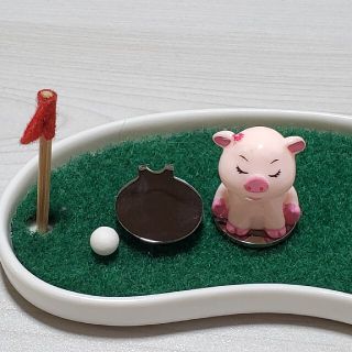 オリジナル(Original)の『値下げ』ゴルフ⛳グリーンマーカー『シルバー』(その他)