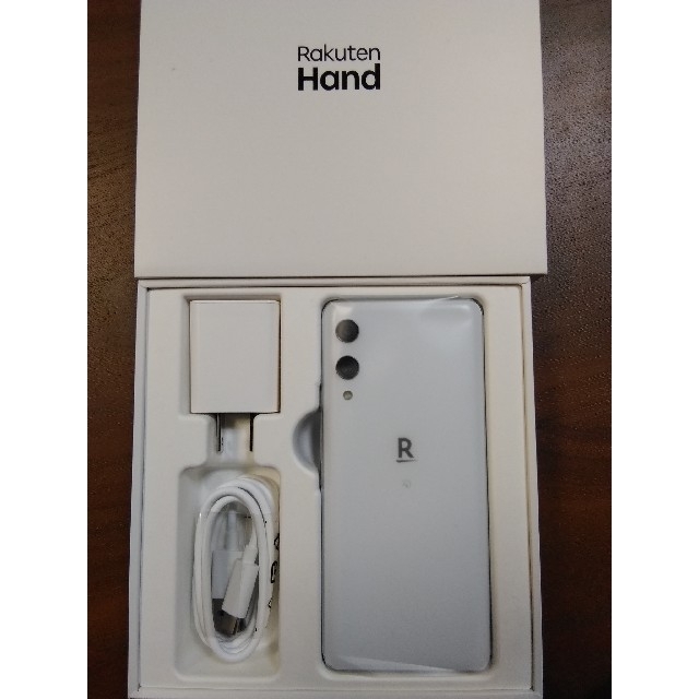 Rakuten Hand(ハンド)ホワイトスマートフォン/携帯電話