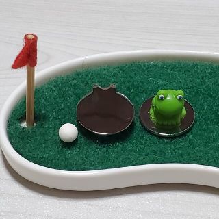 オリジナル(Original)の『値下げ』ゴルフ⛳グリーンマーカー『シルバー』(その他)