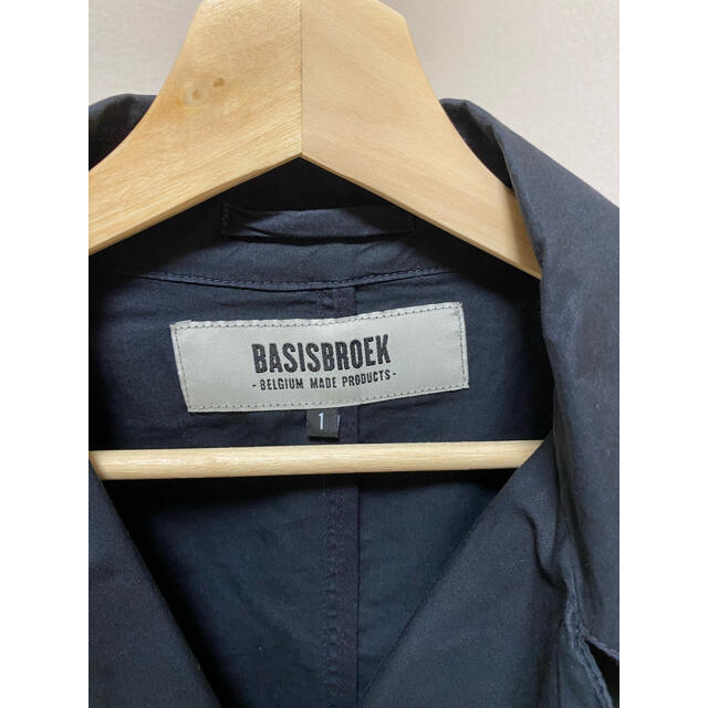 BASISBROEK(バージスブルック)の【BASIS BROEK/バージスブルック】 トレンチコート 黒  1 メンズのジャケット/アウター(トレンチコート)の商品写真