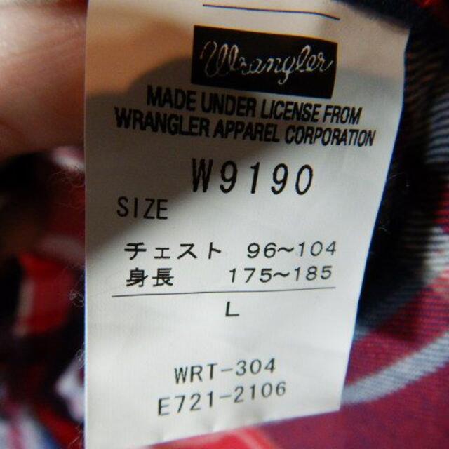 Wrangler(ラングラー)のo2387　Wrangler　W9190　長袖　チェック　シャツ　ネルシャツ メンズのトップス(シャツ)の商品写真