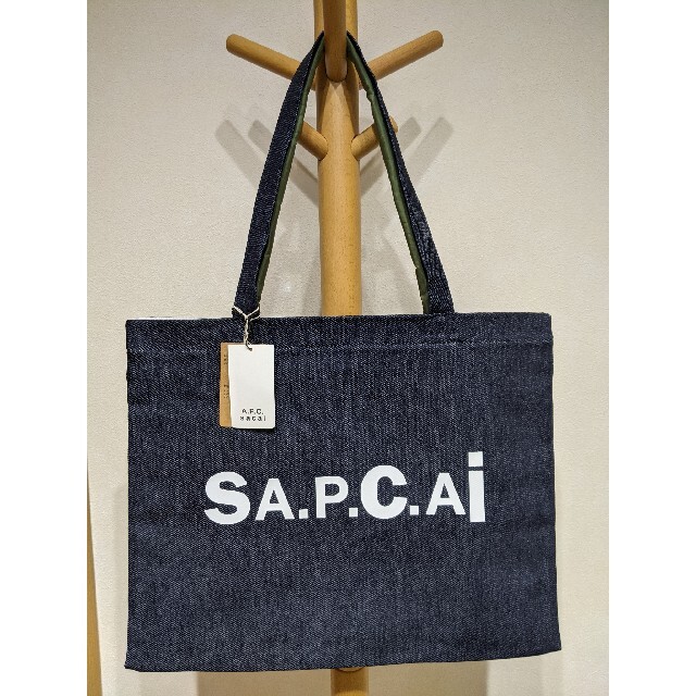 sacai × a.p.c. リバーシブルコラボデニムトートバッグ apc 【50%OFF!】