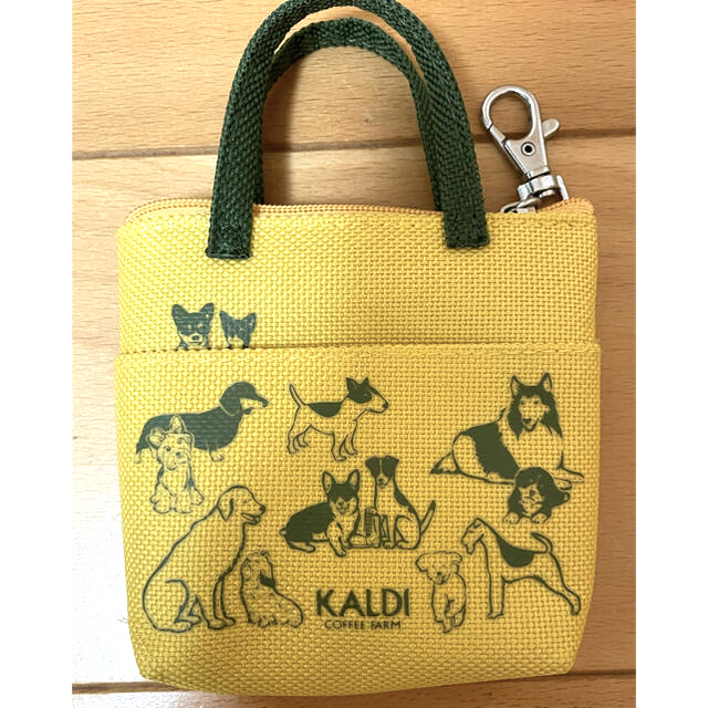 KALDI(カルディ)のKALDI ミニミニトートバッグ　いぬの日　2020年　犬 レディースのファッション小物(ポーチ)の商品写真