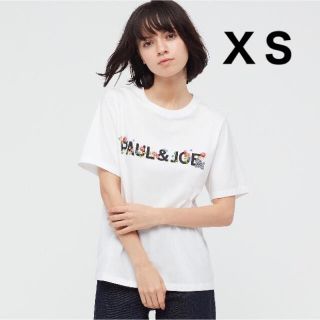 ユニクロ(UNIQLO)のユニクロ ポール&ジョー ロゴTシャツ XSサイズ 猫 PAUL&JOE 新品(Tシャツ(半袖/袖なし))