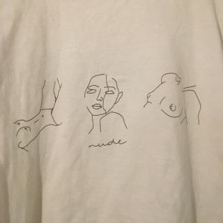 ロキエ(Lochie)のnude vintage オリジナルＴシャツ(Tシャツ(半袖/袖なし))