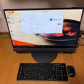 エヌイーシー(NEC)のNEC デスクトップ　i7 SSD512GB PC-DA770CAB(デスクトップ型PC)