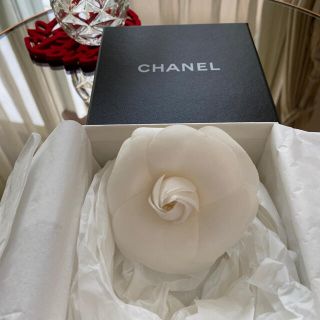 シャネル(CHANEL)のCHANEL シャネル　カメリアコサージュ(ブローチ/コサージュ)