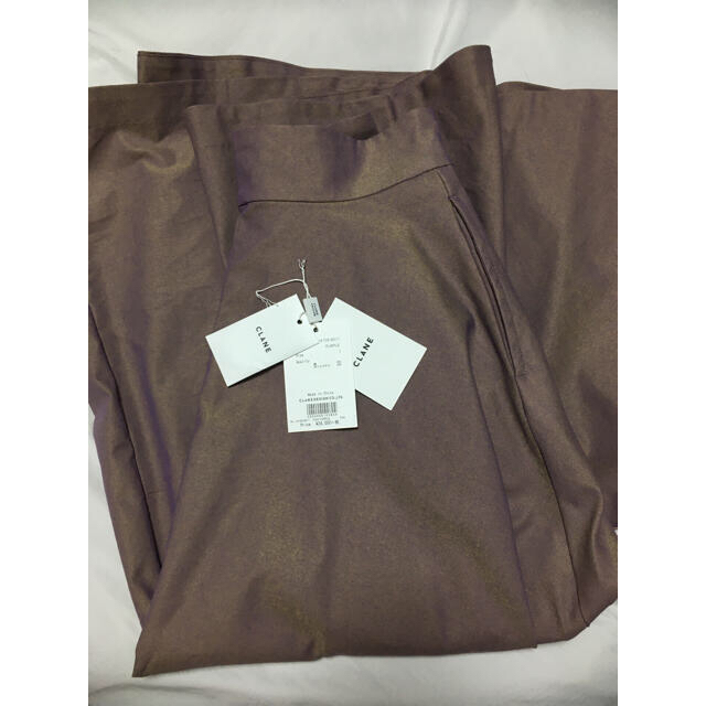 STUDIOUS(ステュディオス)のCLANE パープル　スカート レディースのスカート(ロングスカート)の商品写真