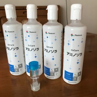 ロートセイヤク(ロート製薬)のコンタクトレンズ洗浄液　アミノソラ4本(日用品/生活雑貨)