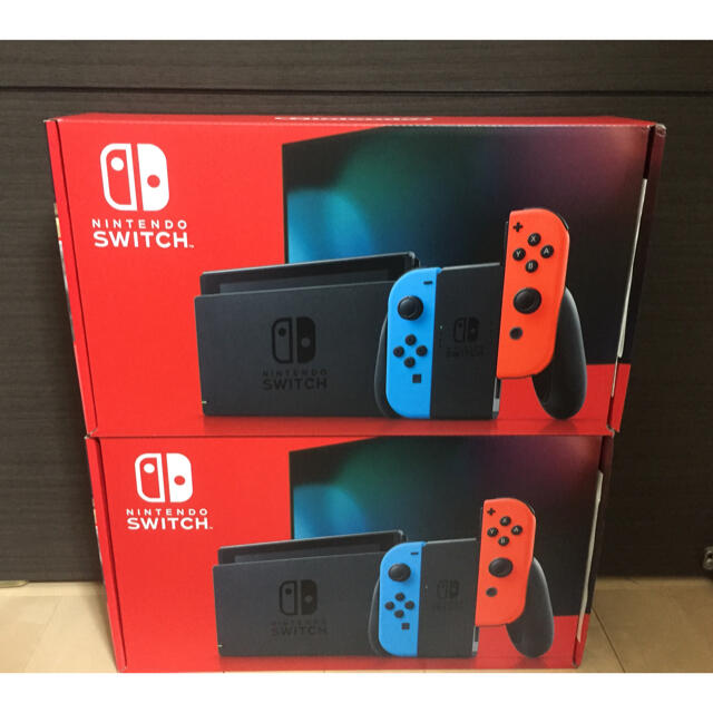 Nintendo Switch - 新品未開封 Switch 任天堂スイッチ本体　2台　ネオン　ニンテンドウ
