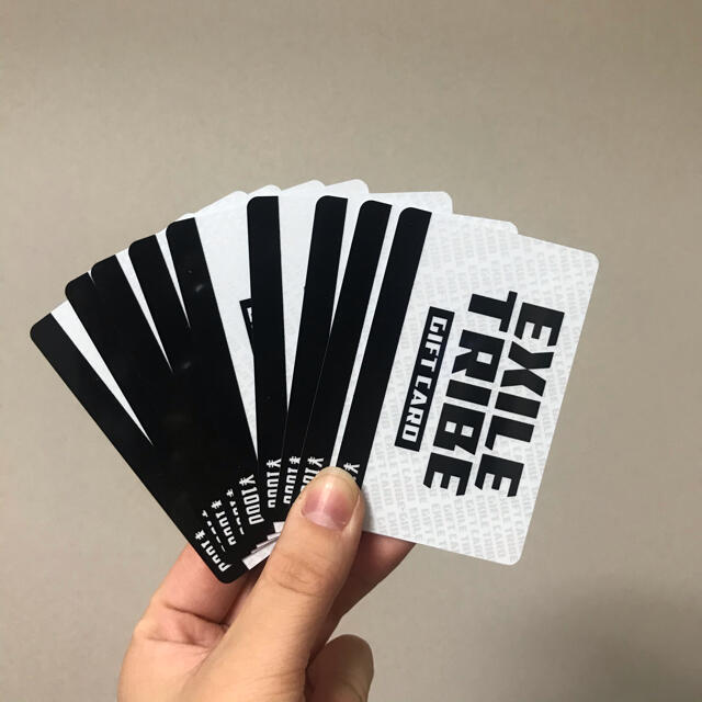 EXILE TRIBE(エグザイル トライブ)のEXILETRIBE ギフトカード 商品券 チケットの音楽(国内アーティスト)の商品写真